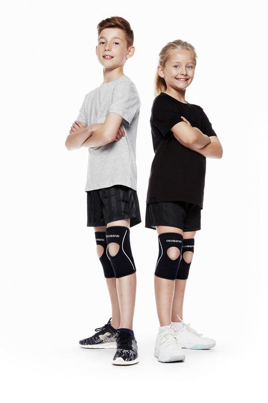 Rehband UD Knee Sleeve Patella Opening Junior Black
