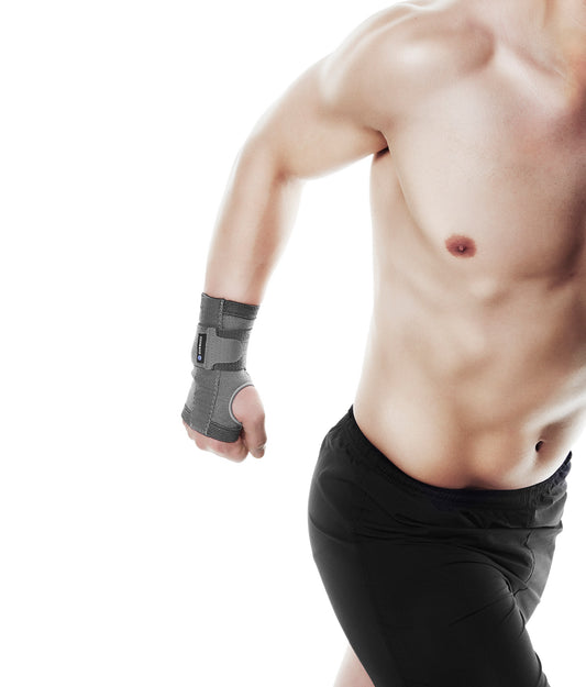 Rehband QD Knitted Wrist Support Grey