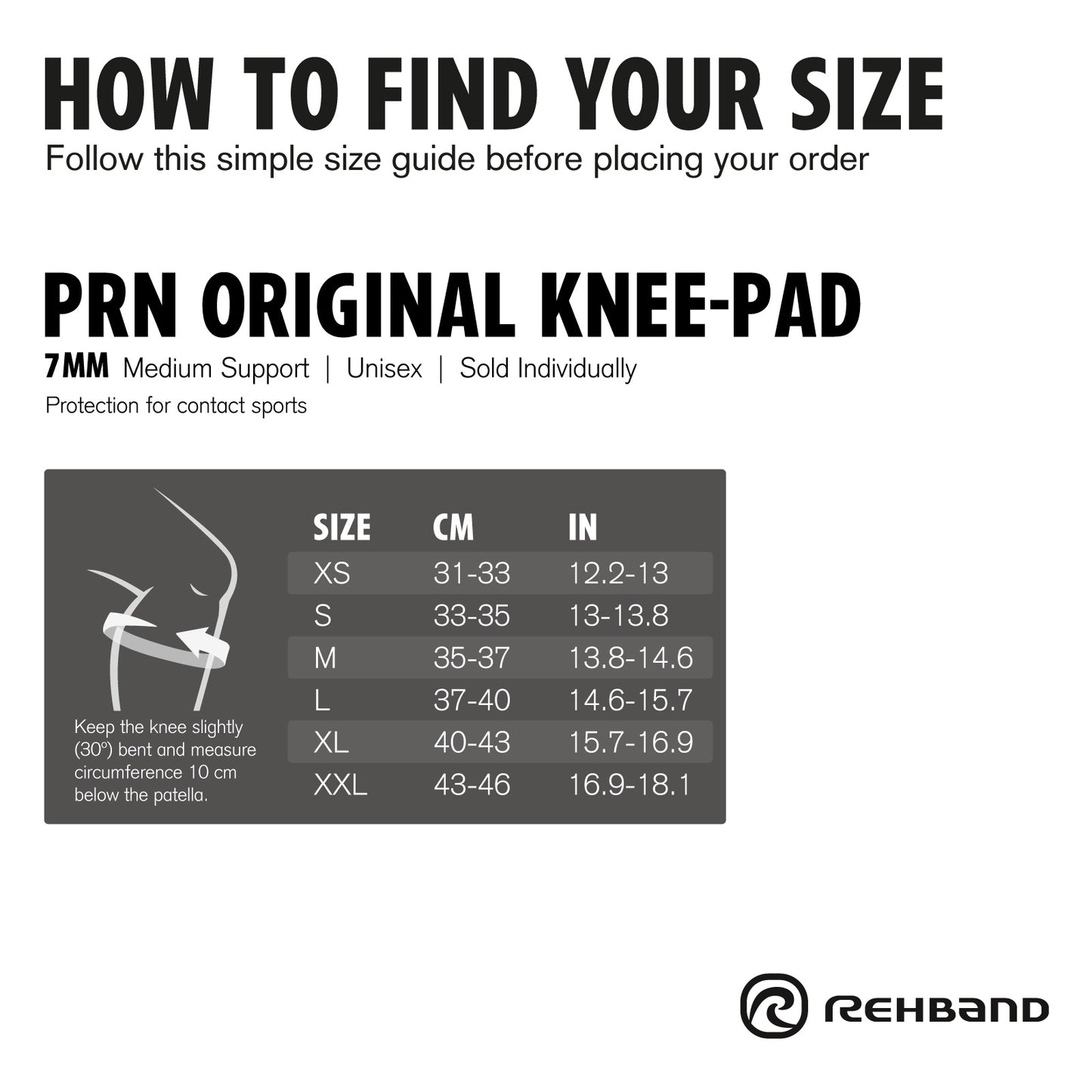 Rehband PRN Knee Pad