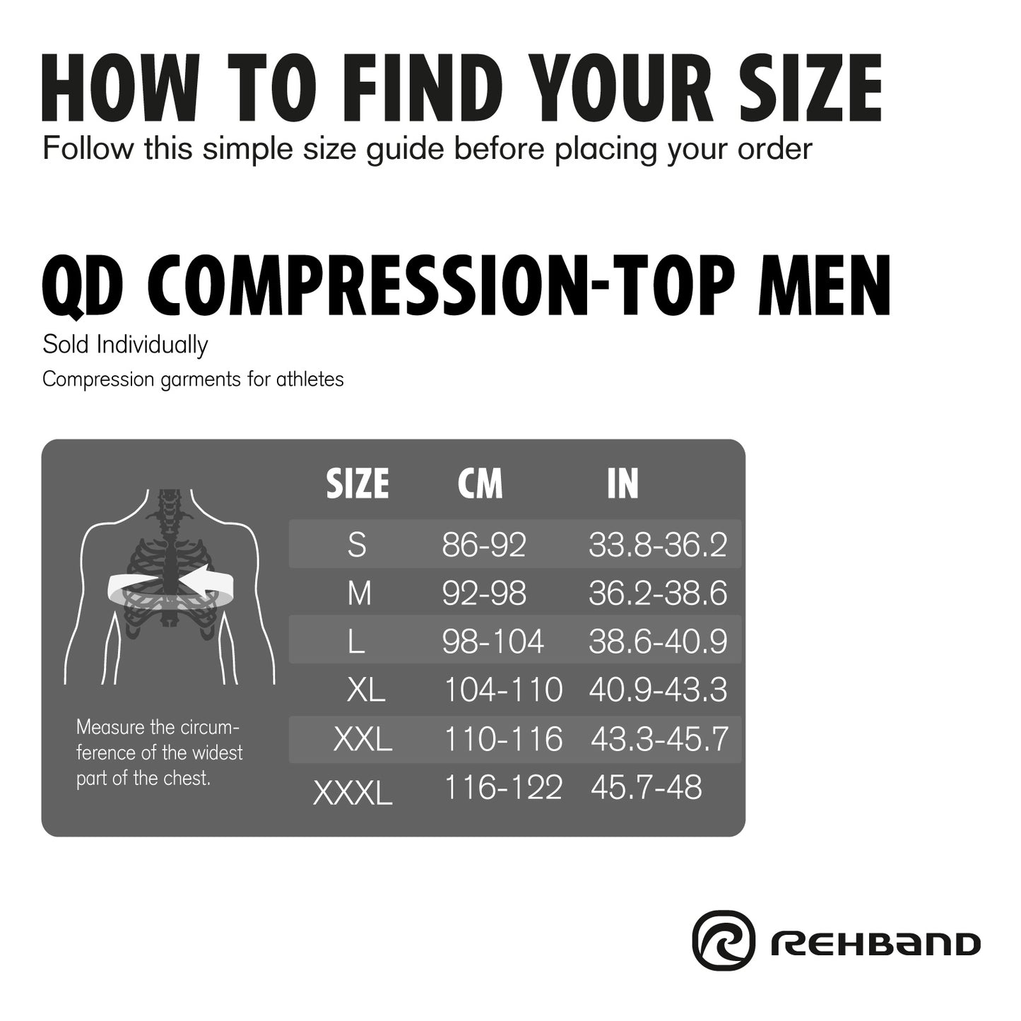 Rehband QD Compression Top Men