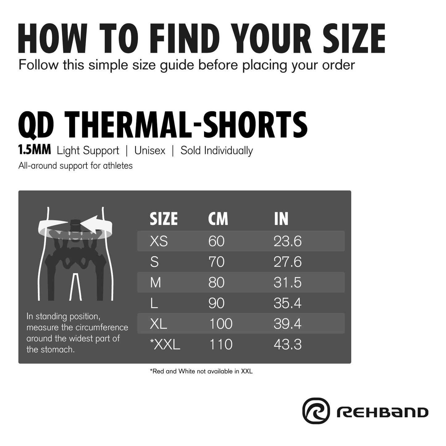 Rehband Thermal Shorts 1.5mm